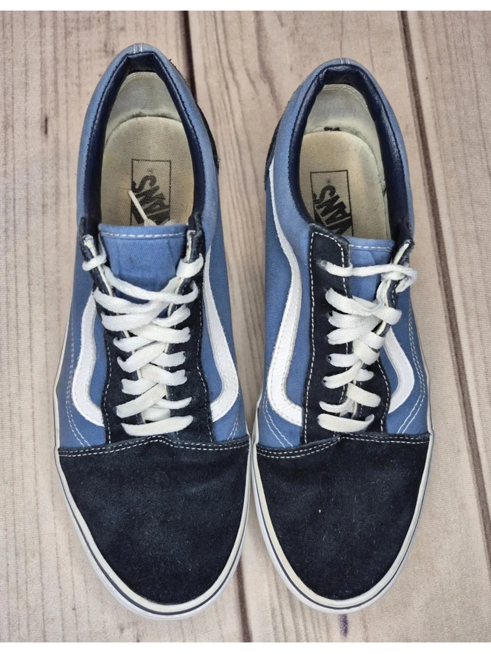Vans Off The Wall Old Skool Men's Size 12 Black Suede Skateboarding Shoes